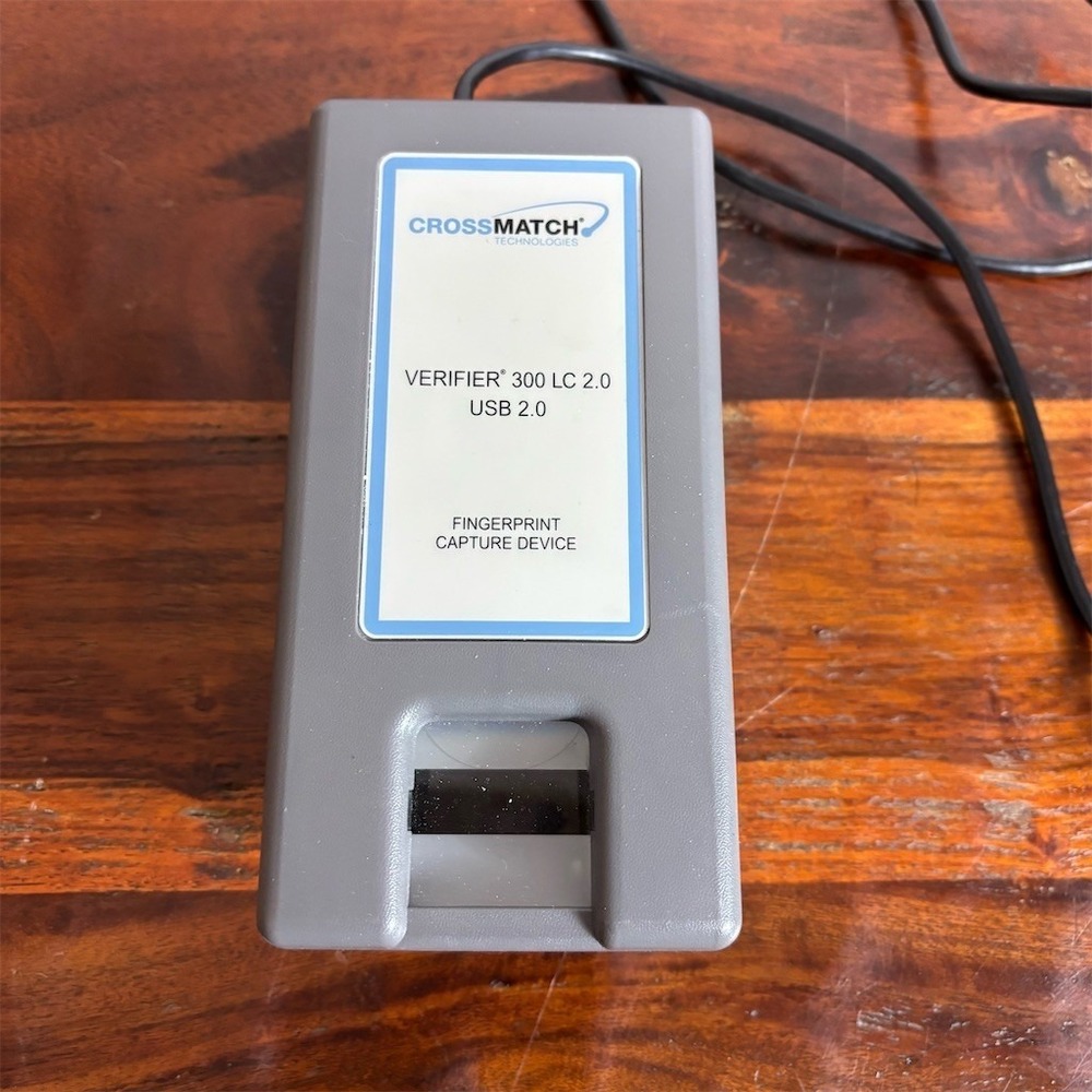 CrossMatch Verifier 300 LC 2.0 USB Fingerprint‎ Capture Device Scanner
